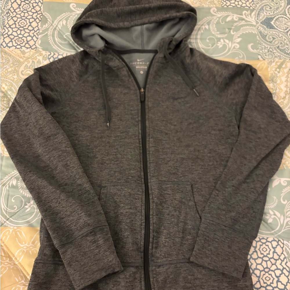 Grey Thermal-Fit Nike Zip up Hoodie